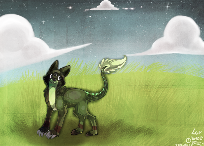Illustration: Papierwolken 1