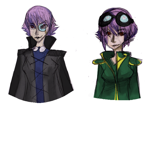 Concept Art / Character Design: Weitere colorierte Skizzen 1