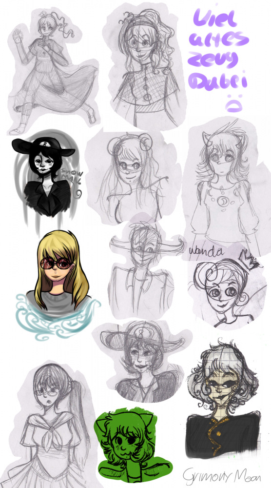Concept Art / Character Design: Sketch/Doodledump 1