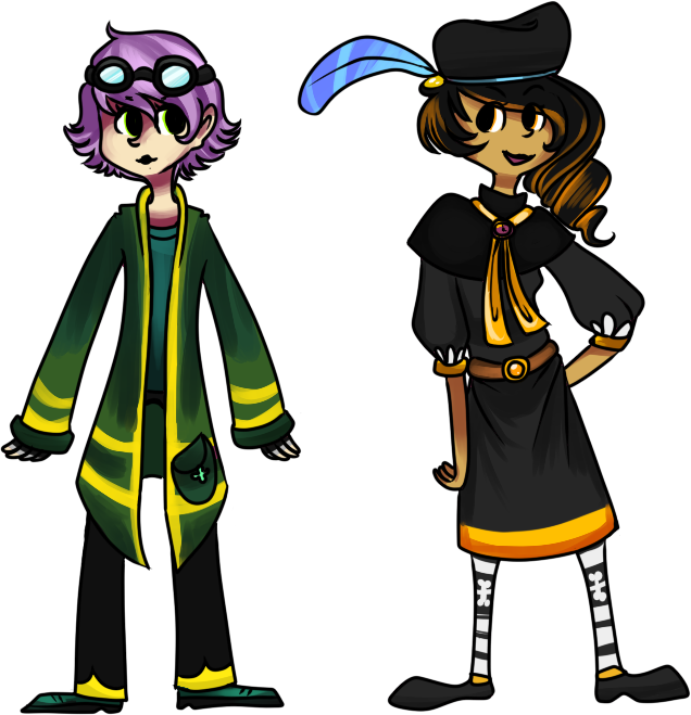 Concept Art / Character Design: Fyn & Sarcou concepts 1