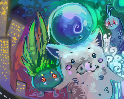 Illustration: pokemon world 1