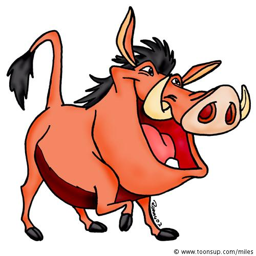 Cartoon: Pumbaa Warzenschwein 1