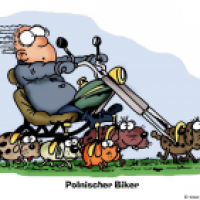polnischer Biker
