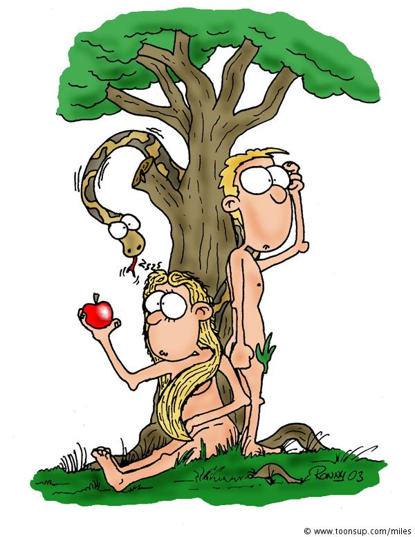 Cartoon: Adam & Eva 1