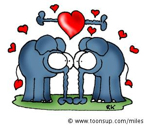 Illustration: Elefantenliebe 1