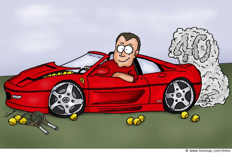 Cartoon: Geburtstaggeschenk 40er 1