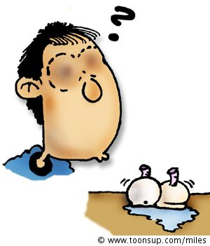 Illustration: Augen rausgefallen 1