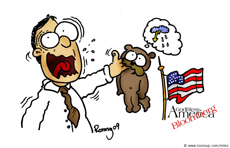 Cartoon: God Bless Bloomberg 1