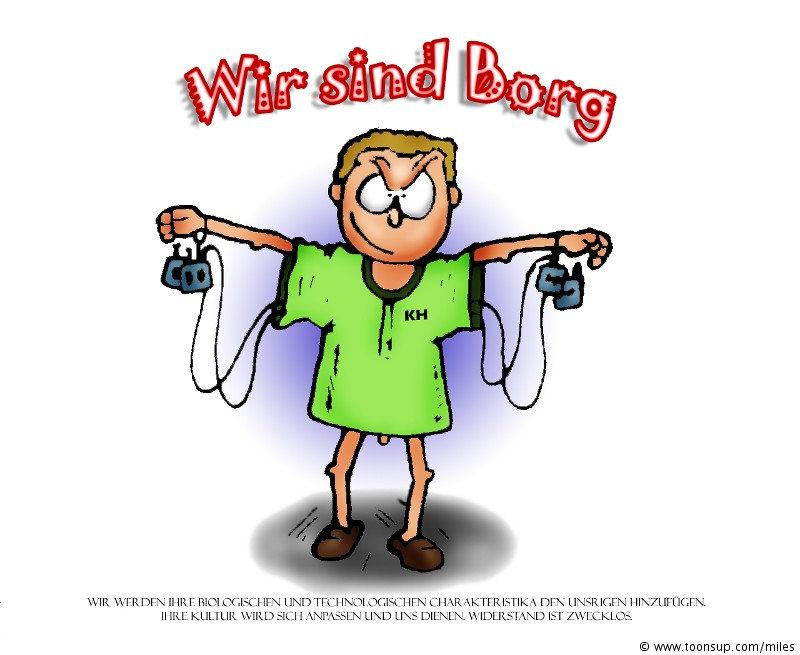 Cartoon: Wir sind Borg! 1