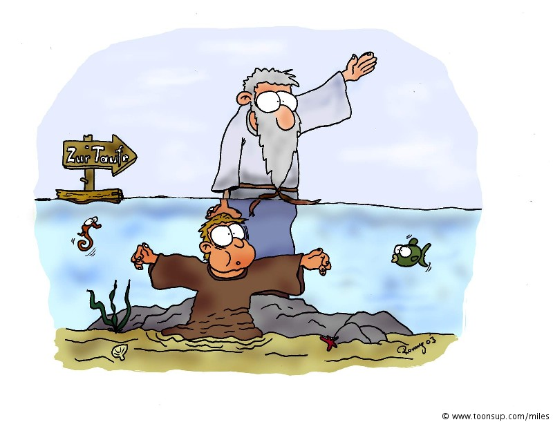 Cartoon: Johannes der Täufer 1