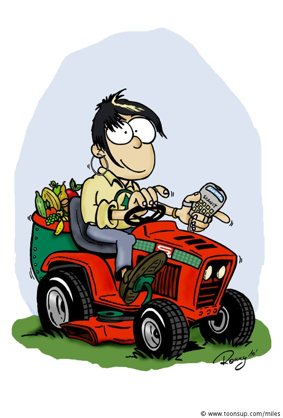 Cartoon: Geburtstagsgeschenk 40er 1
