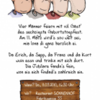 60er Geburtstagsgeschenk