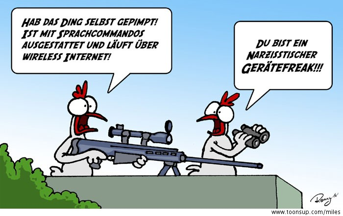 Cartoon: Alles Facebook 1