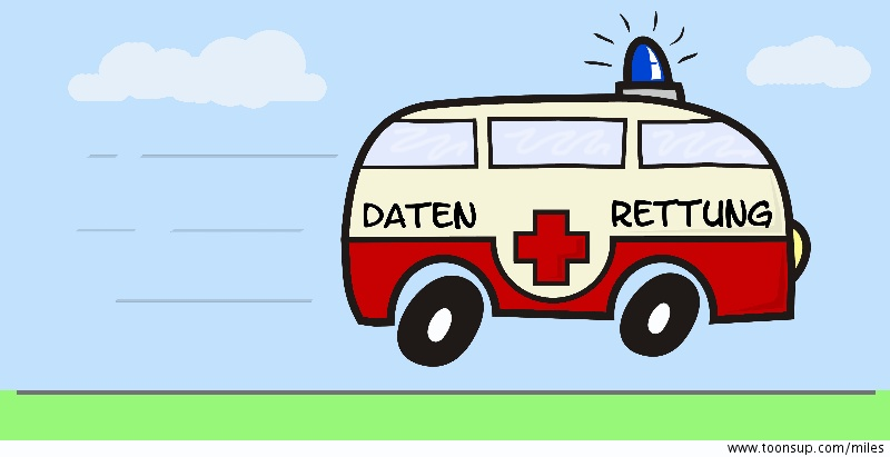 Cartoon: Datenrettung 1