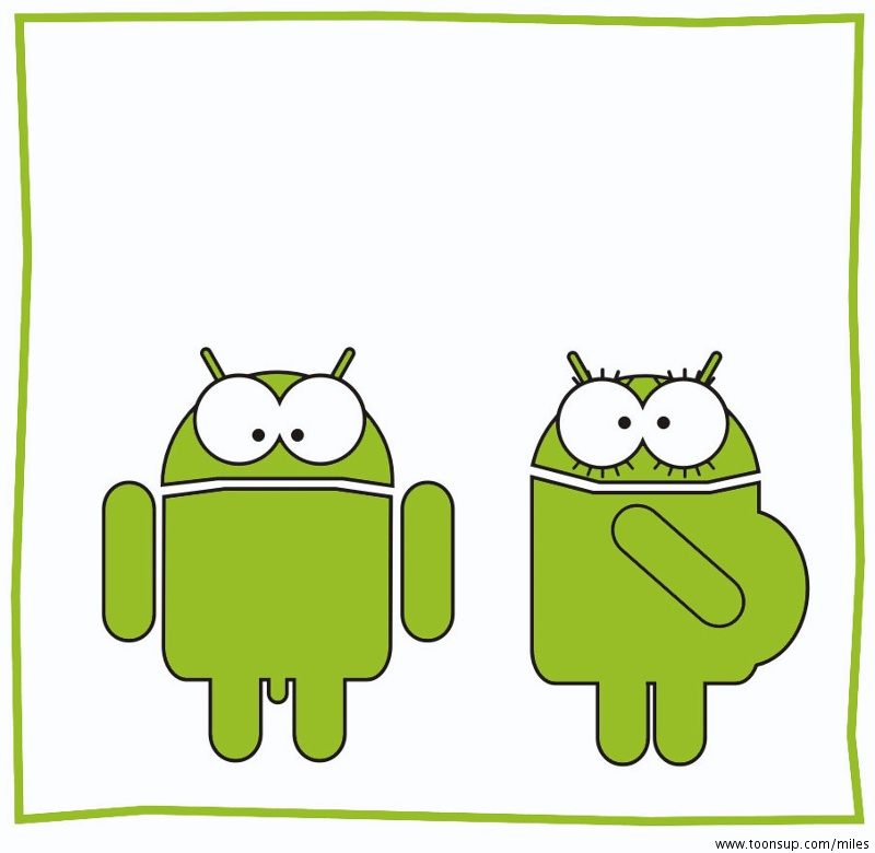 Cartoon: ANDROID Lovestory 10