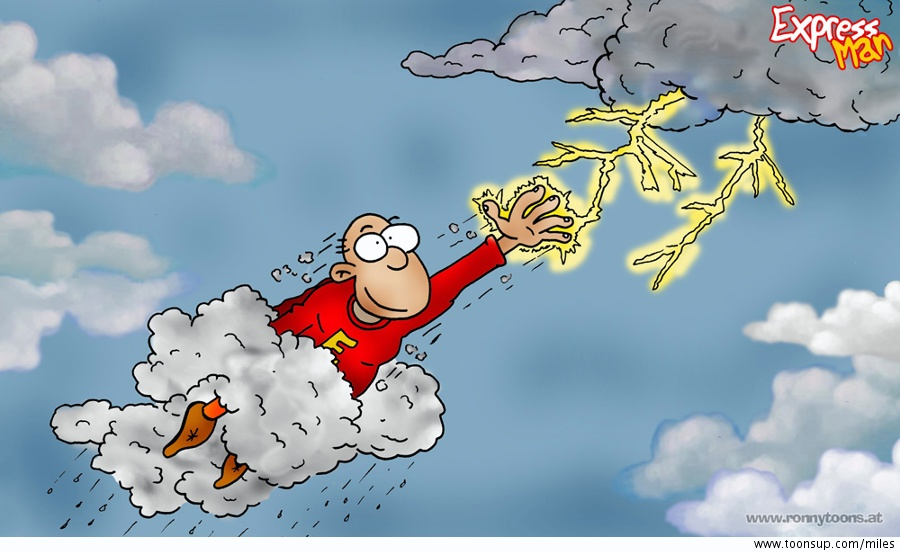 Cartoon: Express Man '2.Ausgabe' 1