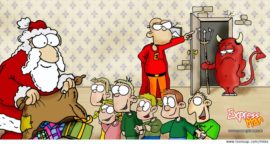 Cartoon: Express Man '11.Ausgabe' 1
