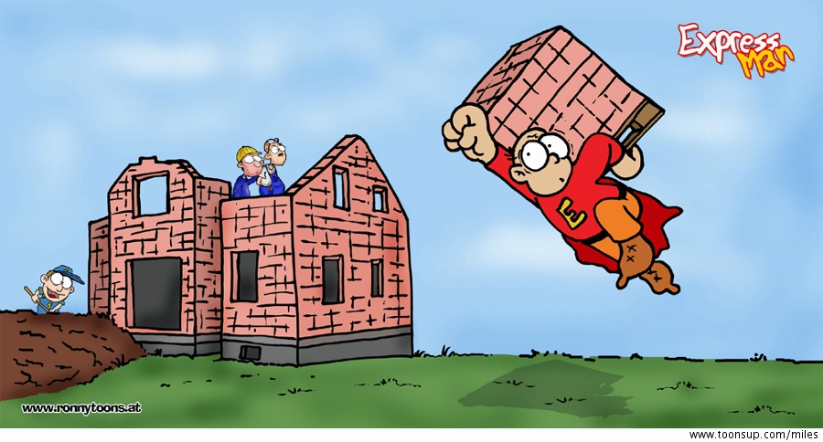 Cartoon: Express Man '12.Ausgabe' 1