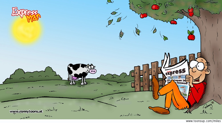 Cartoon: Express Man '15.Ausgabe' 1