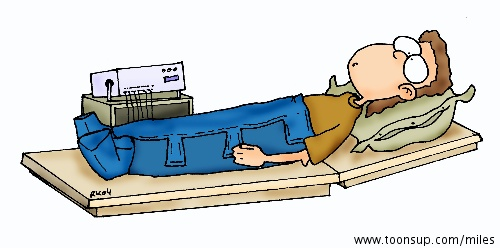 Cartoon: Aromawickel Therapie Reisner 4
