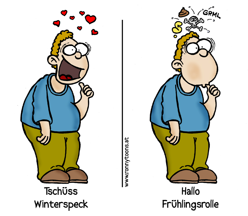 Cartoon: Weg mit dem Winterspeck :) 1