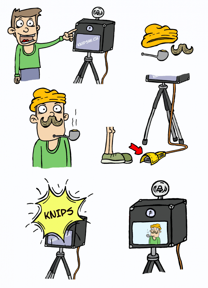 Cartoon: KNIPSMI.CH Photobooty 3