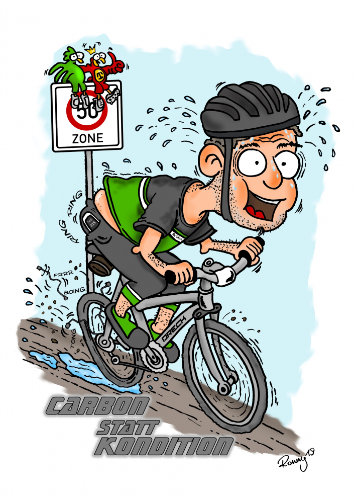 Cartoon Geburtstagsgeschenk Er Radfahrer Tirol Toonsup