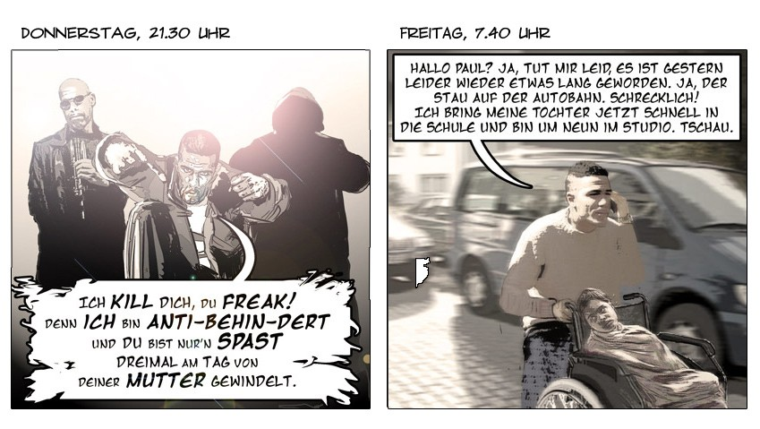 Cartoon: neulich bei rappers 1