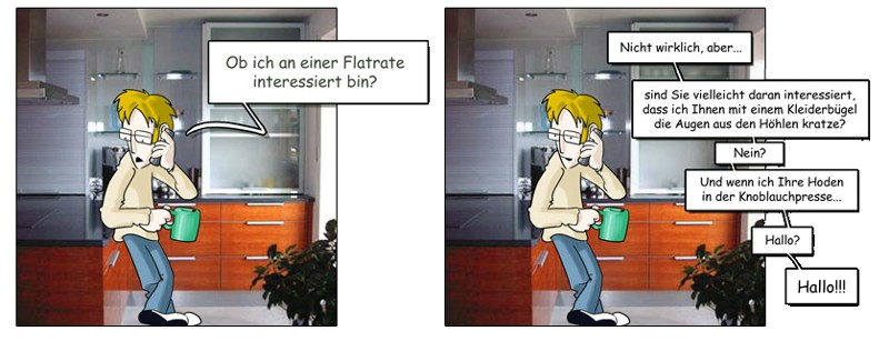 Cartoon: Flatrate 1