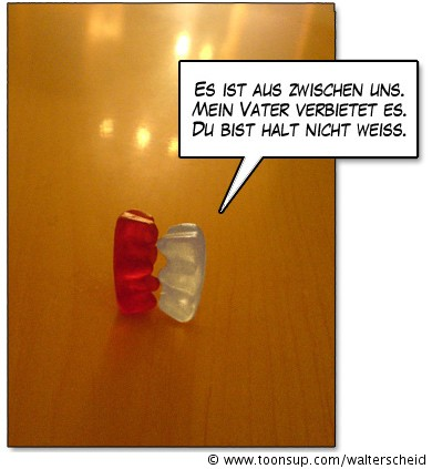 Cartoon: neulich vor der tüte 1