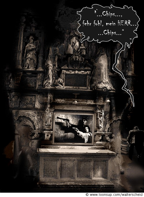 Cartoon: neulich im schloss 1