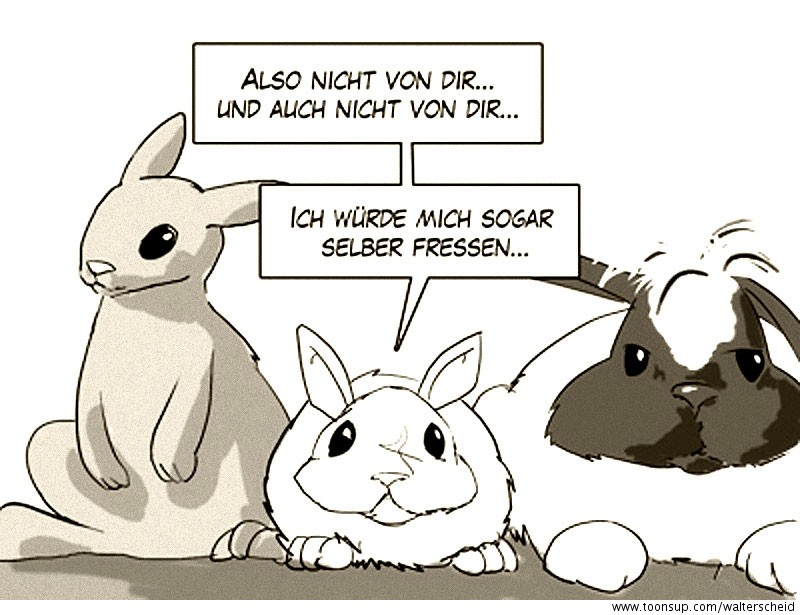 Caricature: Kaninchen 3