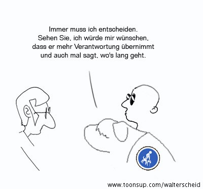 Cartoon: neulich bei der gesprächstherapie 1