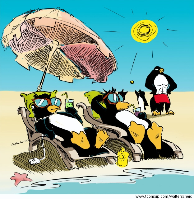 Cartoon: Südpol? Sch... auf den Südpol! 1