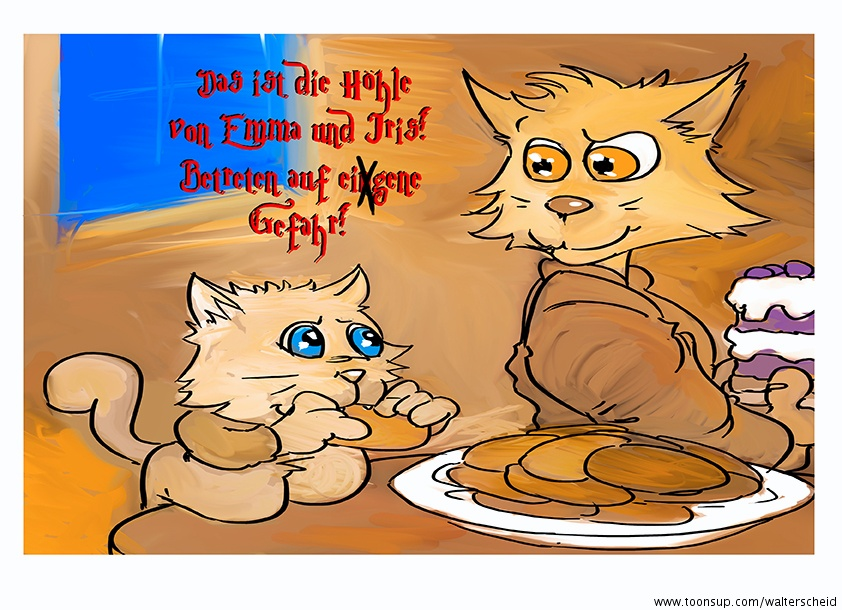 Cartoon: Katzenhöhle 1