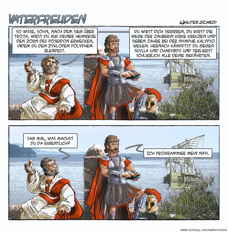 Cartoon: Vaterfreuden #14 1