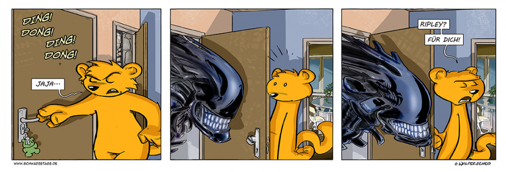 Comic: Schwarze Tage - Schwiegermama ante Portas 1