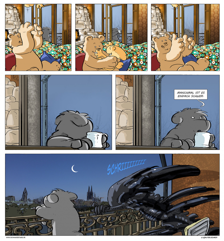 Comic: Schwarze Tage - Gemeinsamkeiten 1