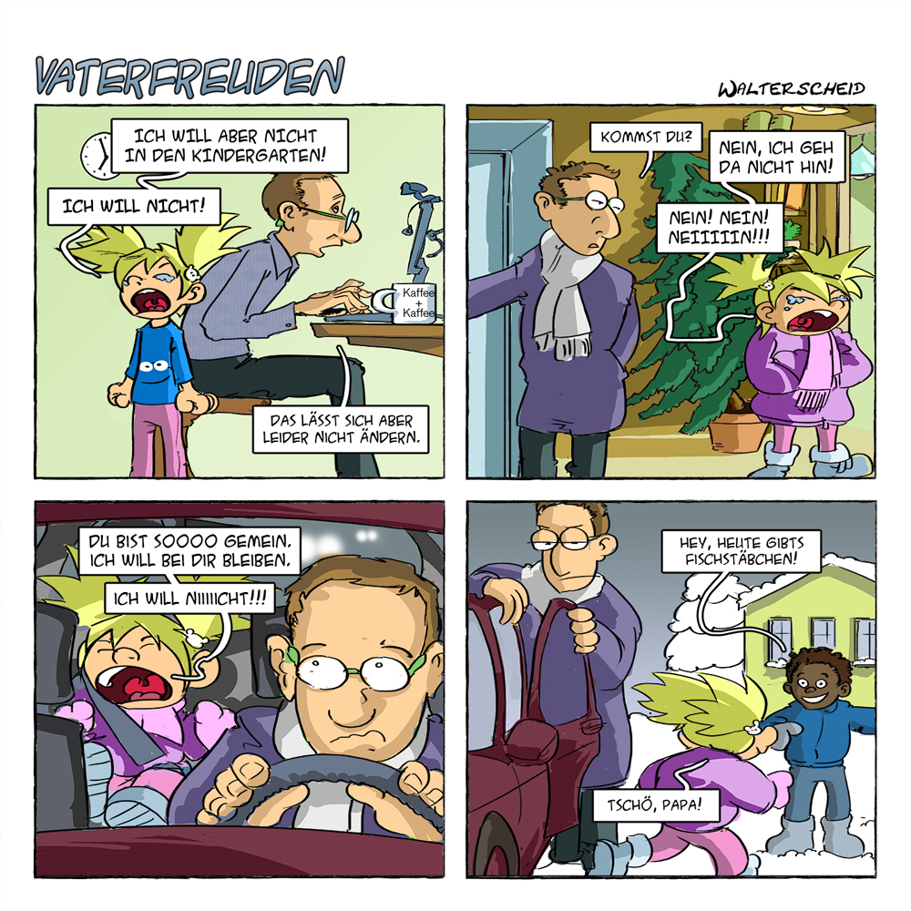 Comic: Vaterfreuden #32 - Abschiedsschmerz... 1