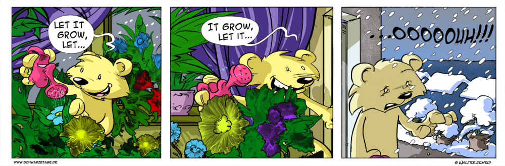 Comic: SCHWARZE TAGE - Let it grow, let it grow, let it grow... 1