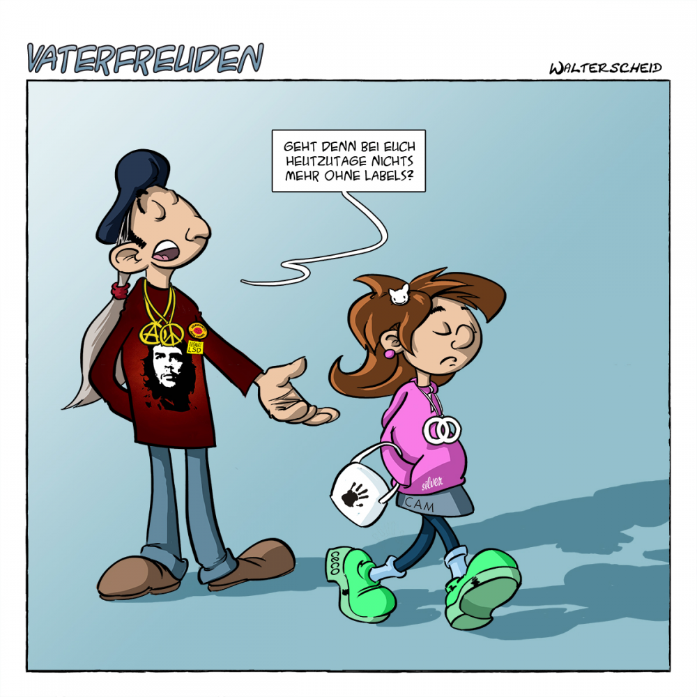 Cartoon: Markentreue - Vaterfreuden #36 1