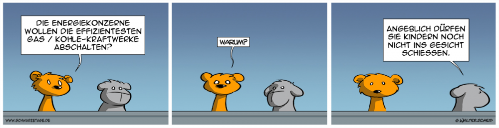 Comic: SCHWARZE TAGE - Erpressung 1