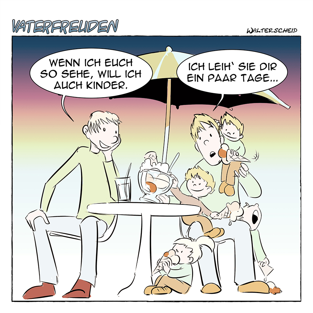 Cartoon: Vaterfreuden #65 1