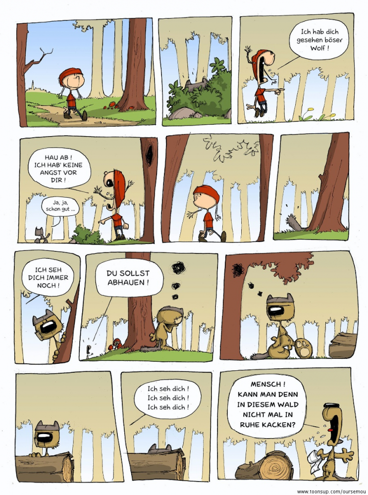 Comic: Oursemou, der verträumte Bär 3