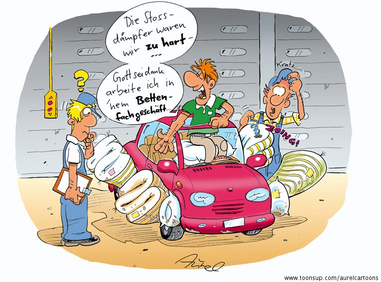 Cartoon: Stossdämpfer 1