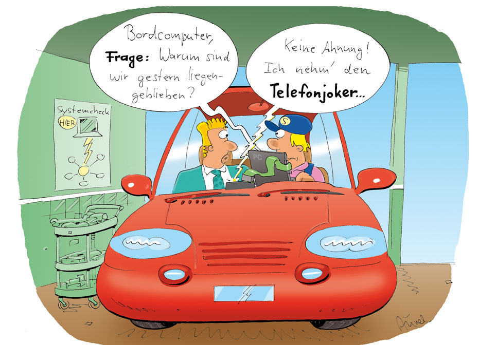 Cartoon: Inspektion 1