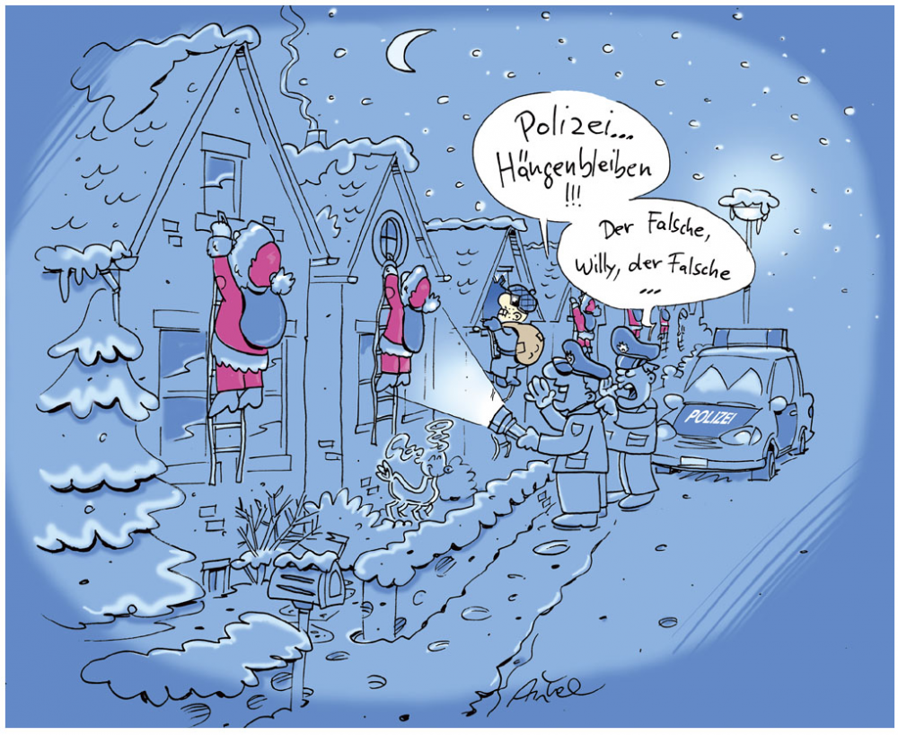 Cartoon: Weihnachtsdeko 1