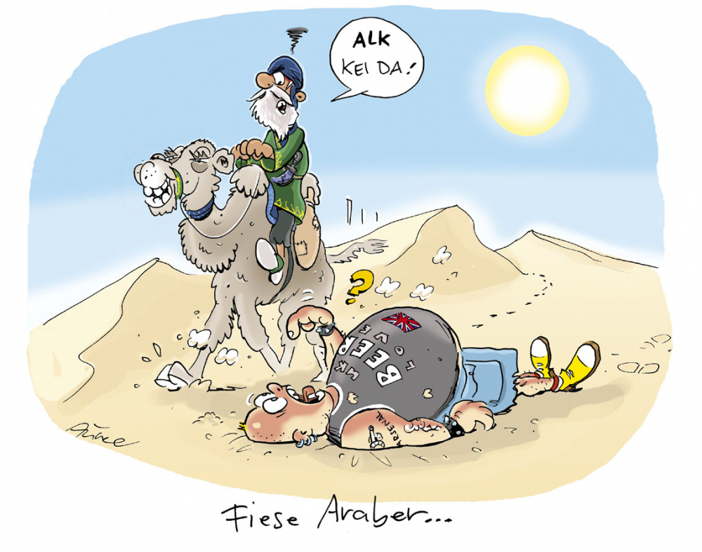 Cartoon: Sommercartoon 1