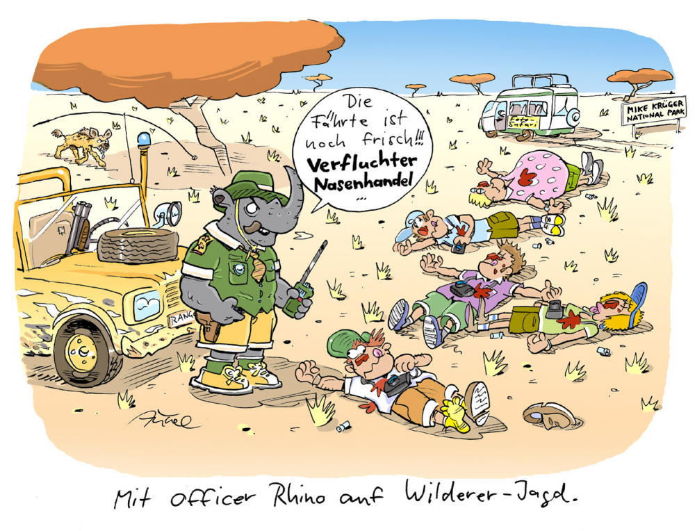 Cartoon: Mordsgefährliche Safari 1