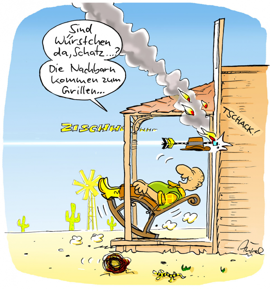 Cartoon: Barbecue 1